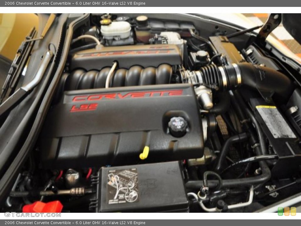 6.0 Liter OHV 16-Valve LS2 V8 Engine for the 2006 Chevrolet Corvette #47946468