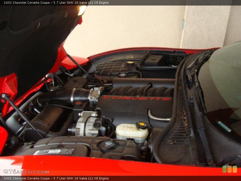 5.7 Liter OHV 16 Valve LS1 V8 Engine for the 2003 Chevrolet Corvette #47958576