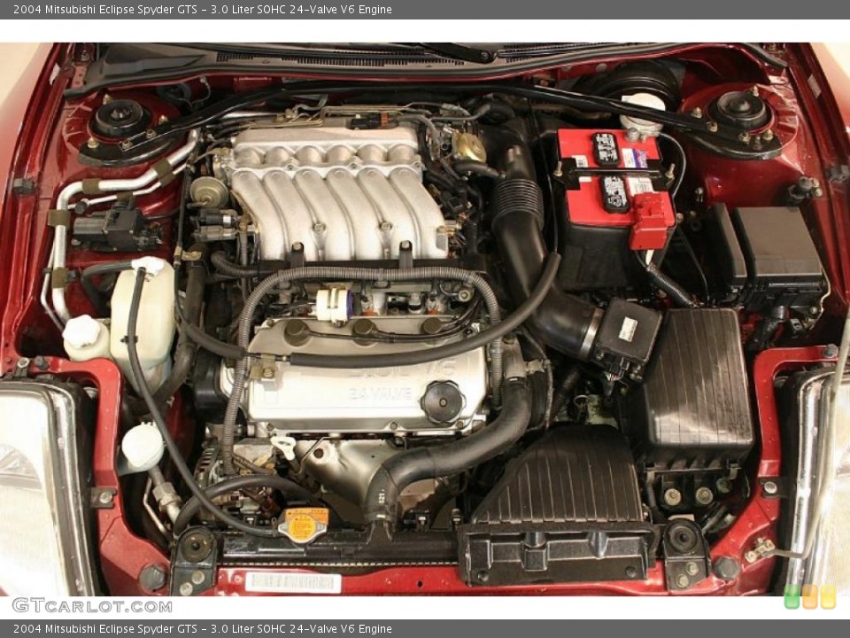 3.0 Liter SOHC 24-Valve V6 Engine for the 2004 Mitsubishi Eclipse #47963250