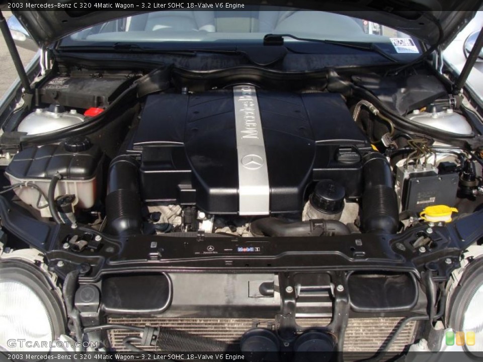 3.2 Liter SOHC 18-Valve V6 Engine for the 2003 Mercedes-Benz C #47963688
