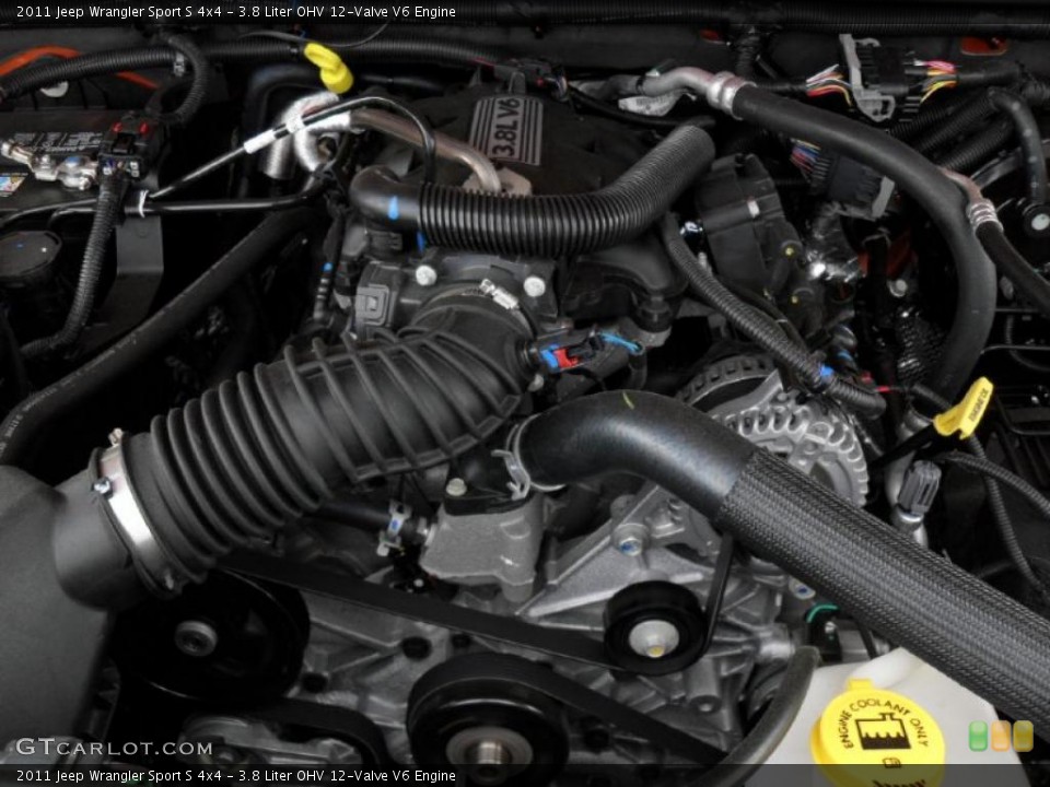 3.8 Liter OHV 12-Valve V6 Engine for the 2011 Jeep Wrangler #47978705