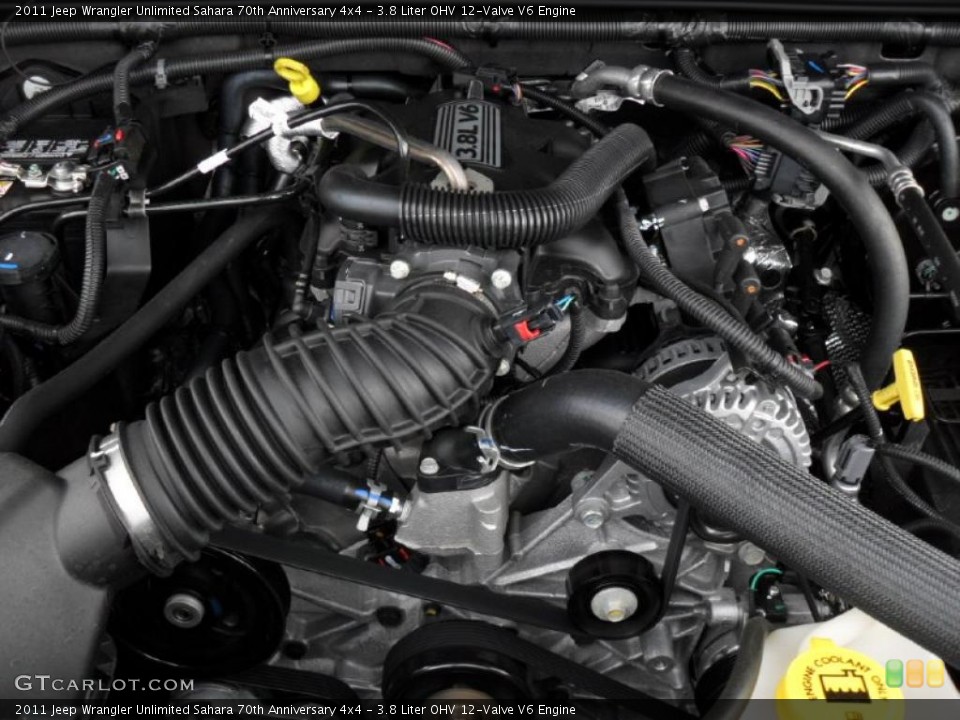 3.8 Liter OHV 12-Valve V6 Engine for the 2011 Jeep Wrangler Unlimited #47979878