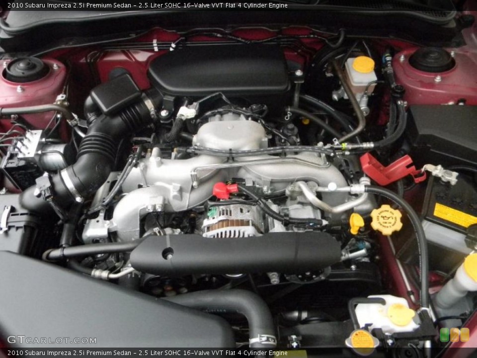 2.5 Liter SOHC 16-Valve VVT Flat 4 Cylinder Engine for the 2010 Subaru Impreza #47980283