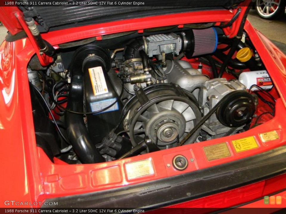 3.2 Liter SOHC 12V Flat 6 Cylinder Engine for the 1988 Porsche 911 #47984225