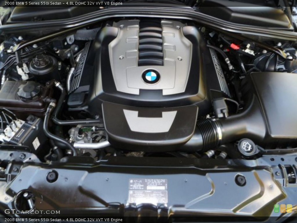 4.8L DOHC 32V VVT V8 Engine for the 2008 BMW 5 Series #47985290