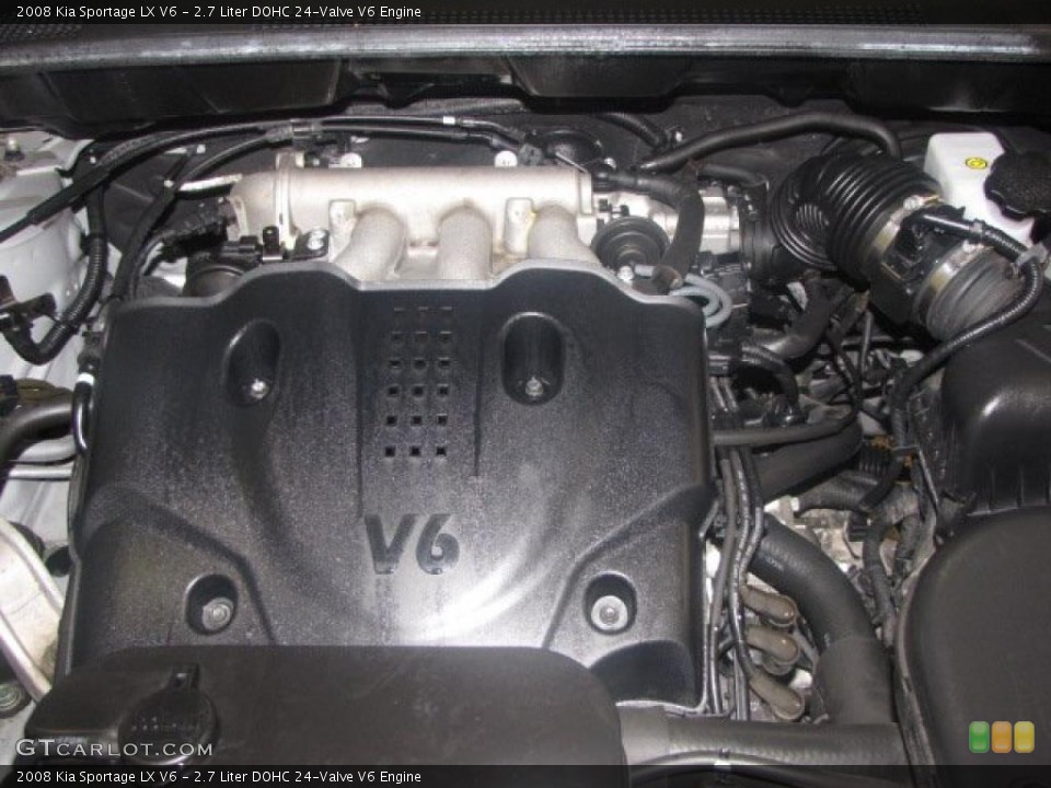 2.7 Liter DOHC 24-Valve V6 Engine for the 2008 Kia Sportage #47985614