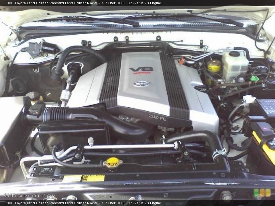 4.7 Liter DOHC 32-Valve V8 Engine for the 2000 Toyota Land Cruiser #47990076