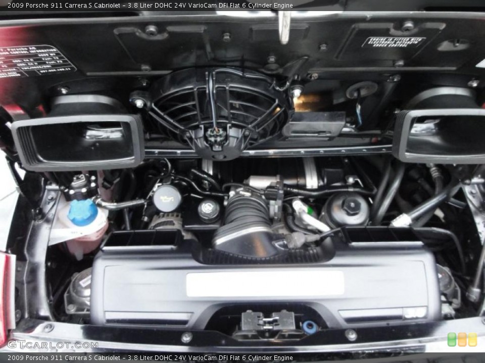 3.8 Liter DOHC 24V VarioCam DFI Flat 6 Cylinder Engine for the 2009 Porsche 911 #47990424