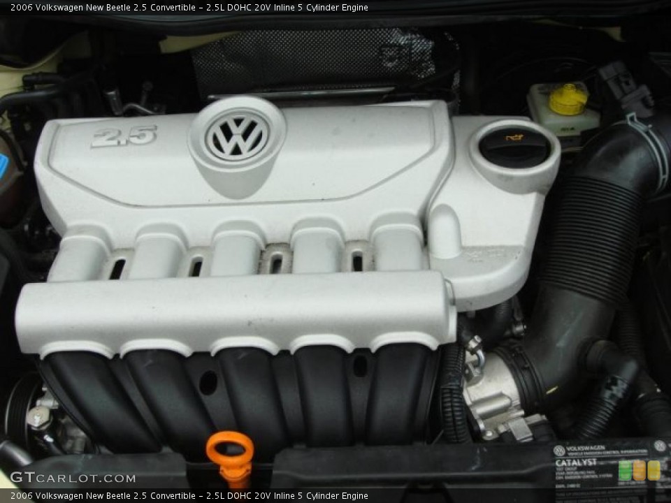2.5L DOHC 20V Inline 5 Cylinder Engine for the 2006 Volkswagen New Beetle #47994105