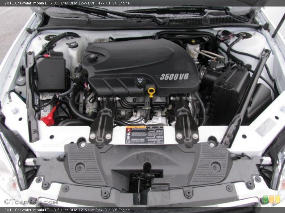 3.5 Liter OHV 12-Valve Flex-Fuel V6 Engine for the 2011 Chevrolet Impala #47998551