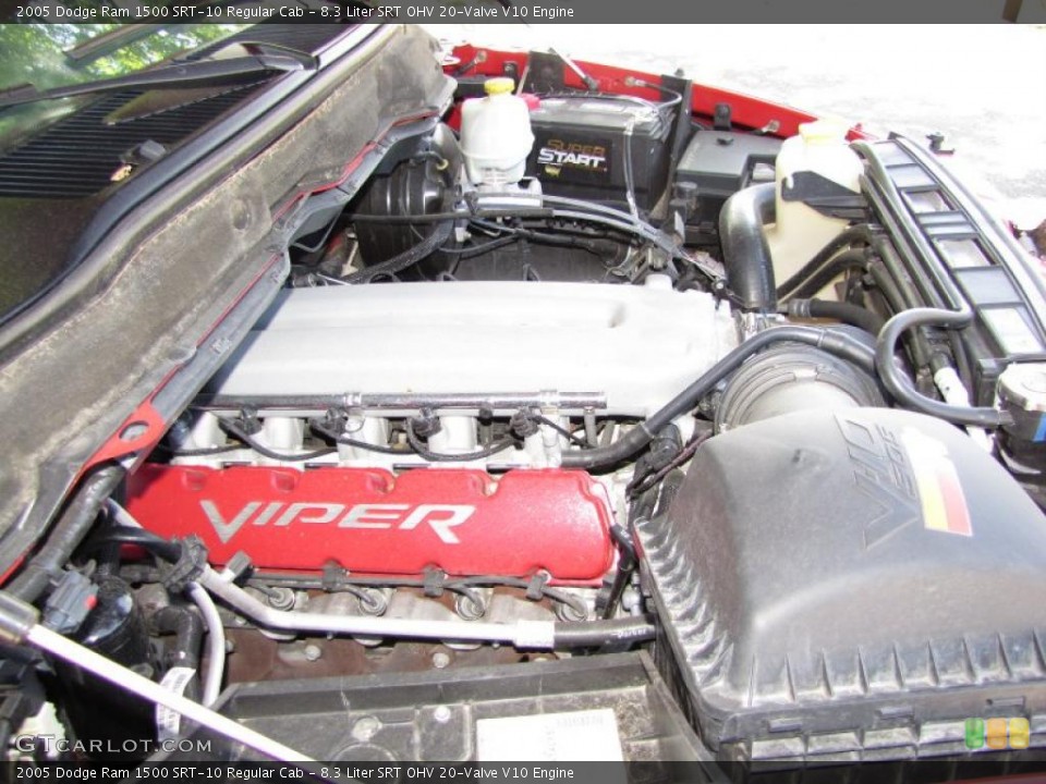 8.3 Liter SRT OHV 20-Valve V10 Engine for the 2005 Dodge Ram 1500 #48010981