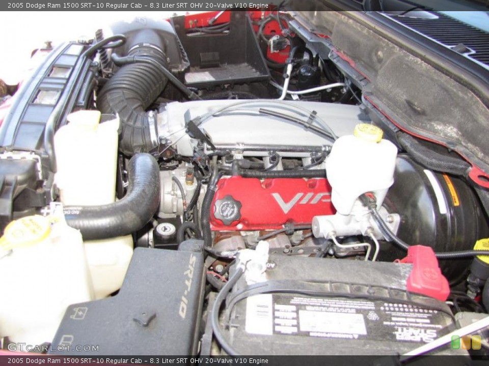 8.3 Liter SRT OHV 20-Valve V10 Engine for the 2005 Dodge Ram 1500 #48010999