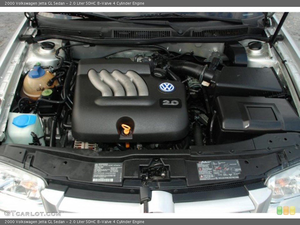 2.0 Liter SOHC 8-Valve 4 Cylinder Engine for the 2000 Volkswagen Jetta #48016670
