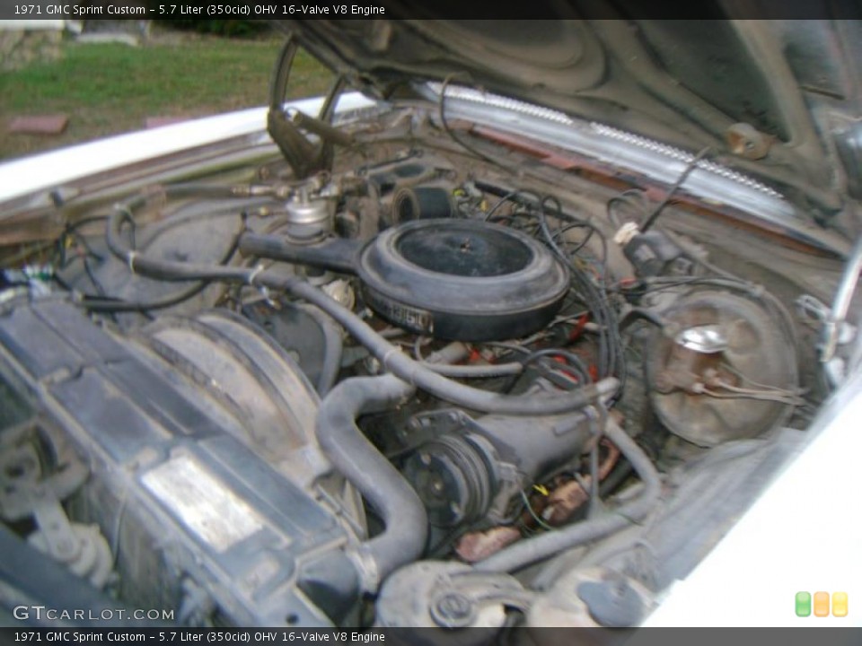 5.7 Liter (350cid) OHV 16-Valve V8 Engine for the 1971 GMC Sprint #48026738