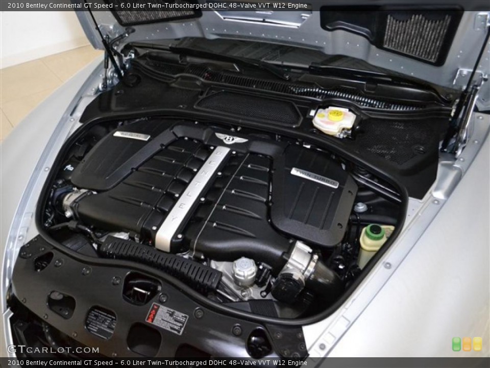 6.0 Liter Twin-Turbocharged DOHC 48-Valve VVT W12 Engine for the 2010 Bentley Continental GT #48028700