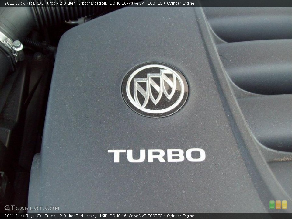 2.0 Liter Turbocharged SIDI DOHC 16-Valve VVT ECOTEC 4 Cylinder Engine for the 2011 Buick Regal #48031028