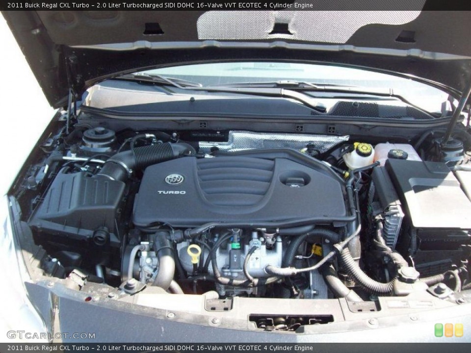 2.0 Liter Turbocharged SIDI DOHC 16-Valve VVT ECOTEC 4 Cylinder Engine for the 2011 Buick Regal #48031121