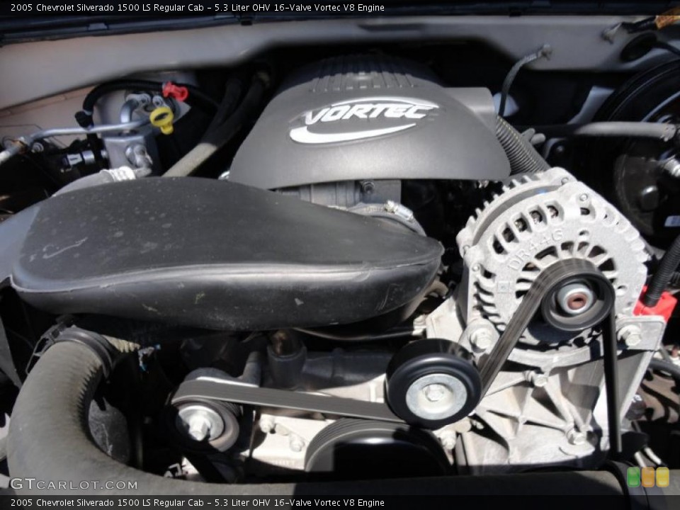 5.3 Liter OHV 16-Valve Vortec V8 Engine for the 2005 Chevrolet Silverado 1500 #48031487