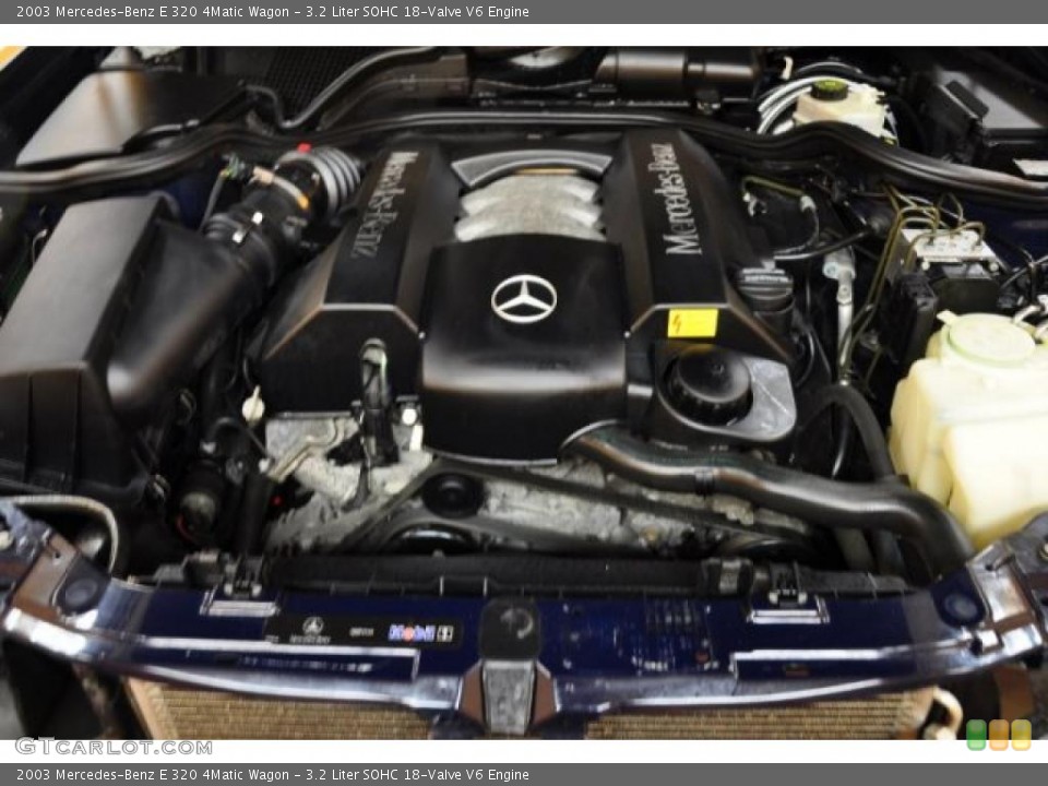 3.2 Liter SOHC 18-Valve V6 2003 Mercedes-Benz E Engine