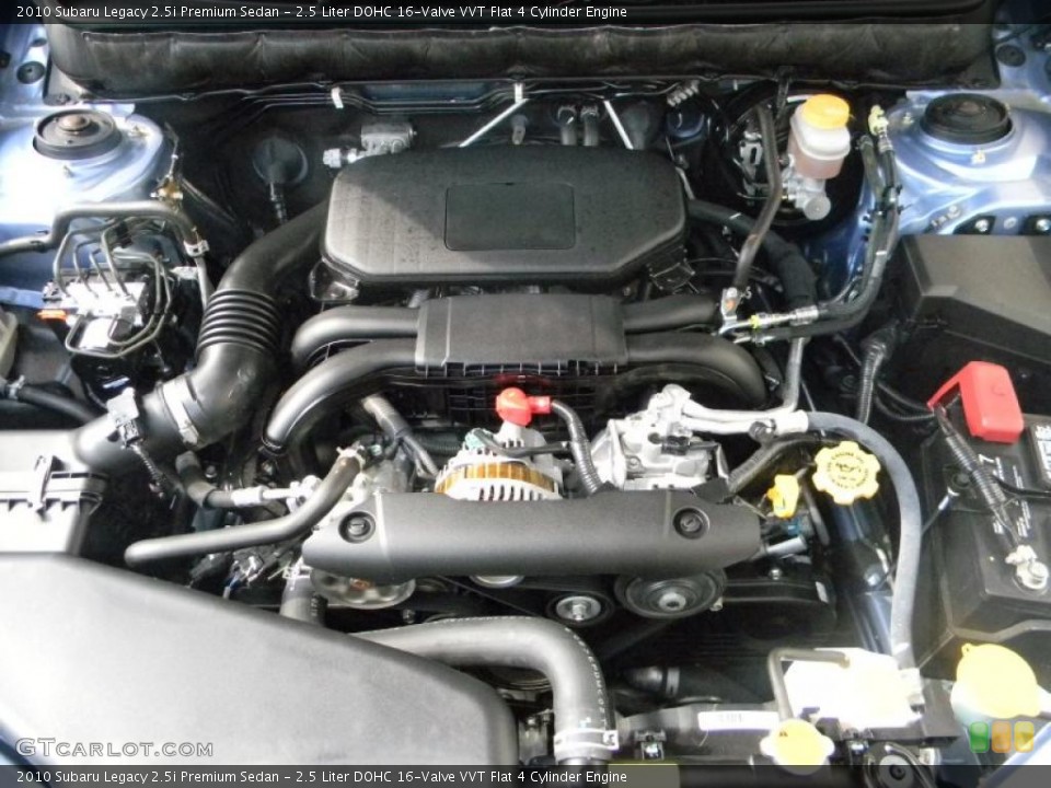 2.5 Liter DOHC 16-Valve VVT Flat 4 Cylinder Engine for the 2010 Subaru Legacy #48036038