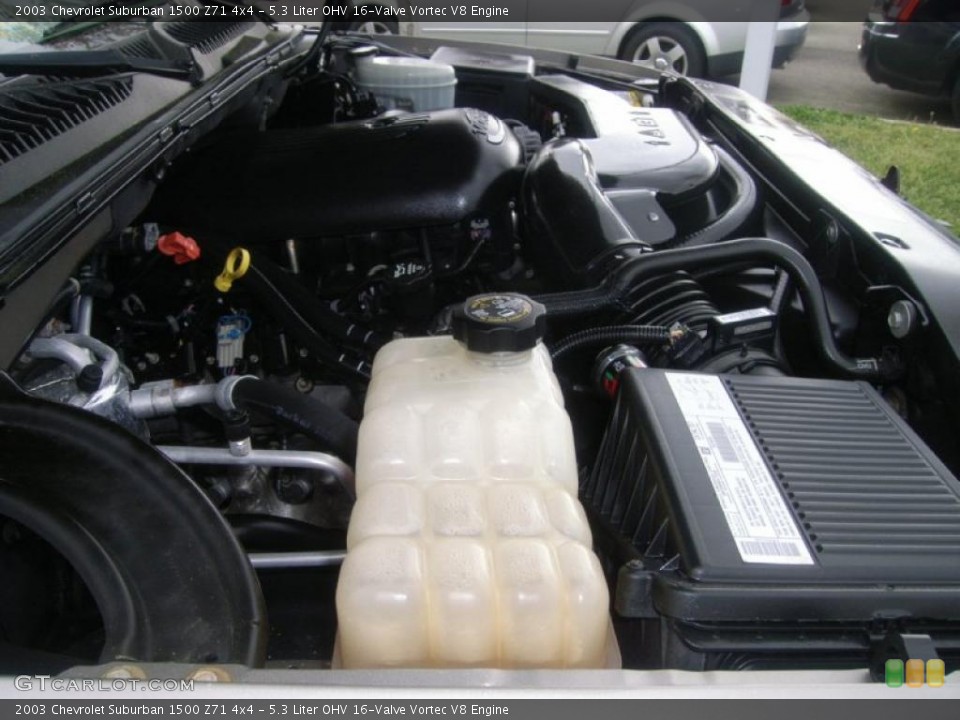 5.3 Liter OHV 16-Valve Vortec V8 Engine for the 2003 Chevrolet Suburban #48049883