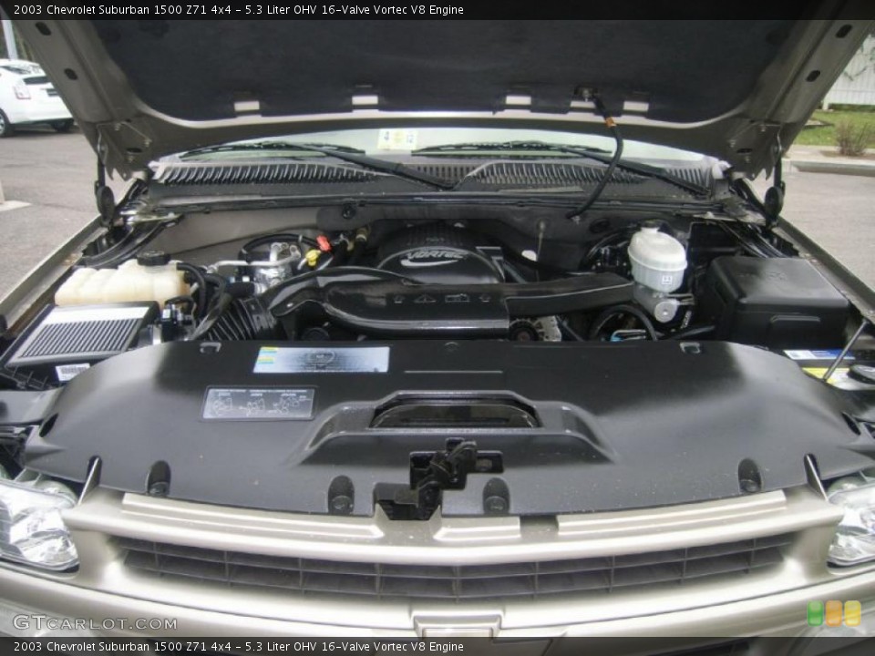 5.3 Liter OHV 16-Valve Vortec V8 Engine for the 2003 Chevrolet Suburban #48049901