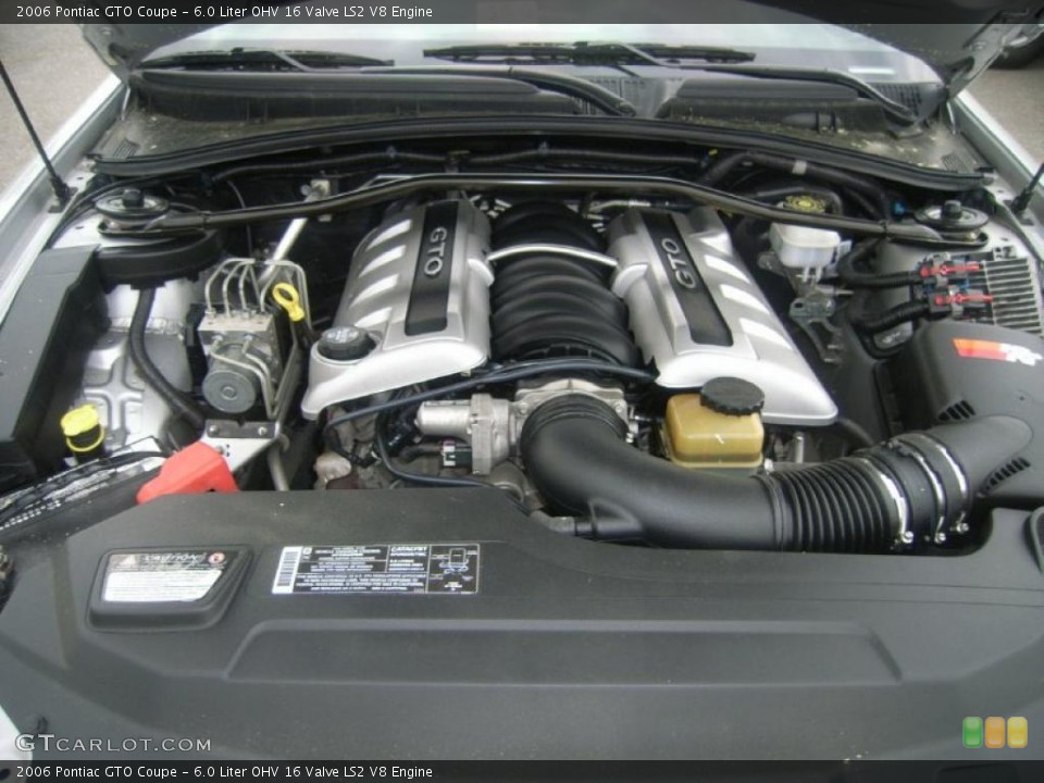 6.0 Liter OHV 16 Valve LS2 V8 Engine for the 2006 Pontiac GTO #48050888