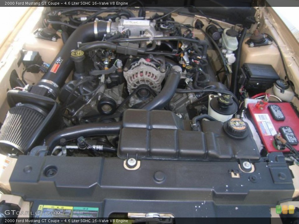 4.6 Liter SOHC 16-Valve V8 Engine for the 2000 Ford Mustang #48052289