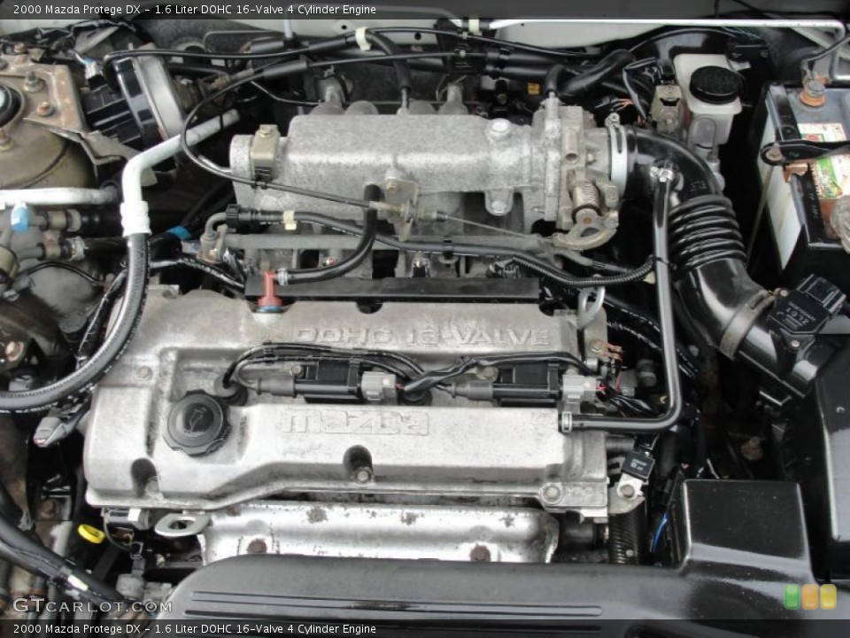 1.6 Liter DOHC 16-Valve 4 Cylinder Engine for the 2000 Mazda Protege #48054224