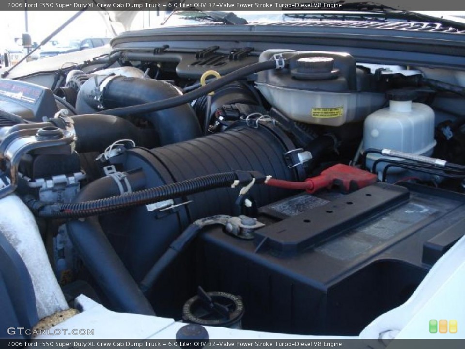 6.0 Liter OHV 32-Valve Power Stroke Turbo-Diesel V8 Engine for the 2006 Ford F550 Super Duty #48060539