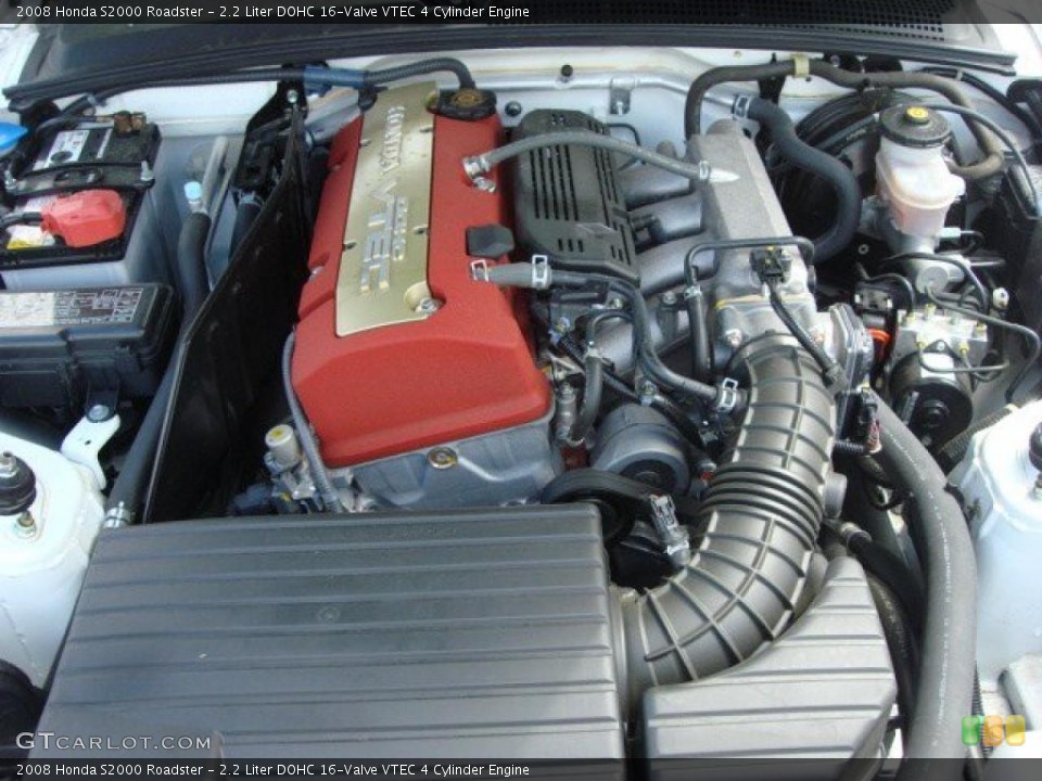 2.2 Liter DOHC 16-Valve VTEC 4 Cylinder Engine for the 2008 Honda S2000 #48067838