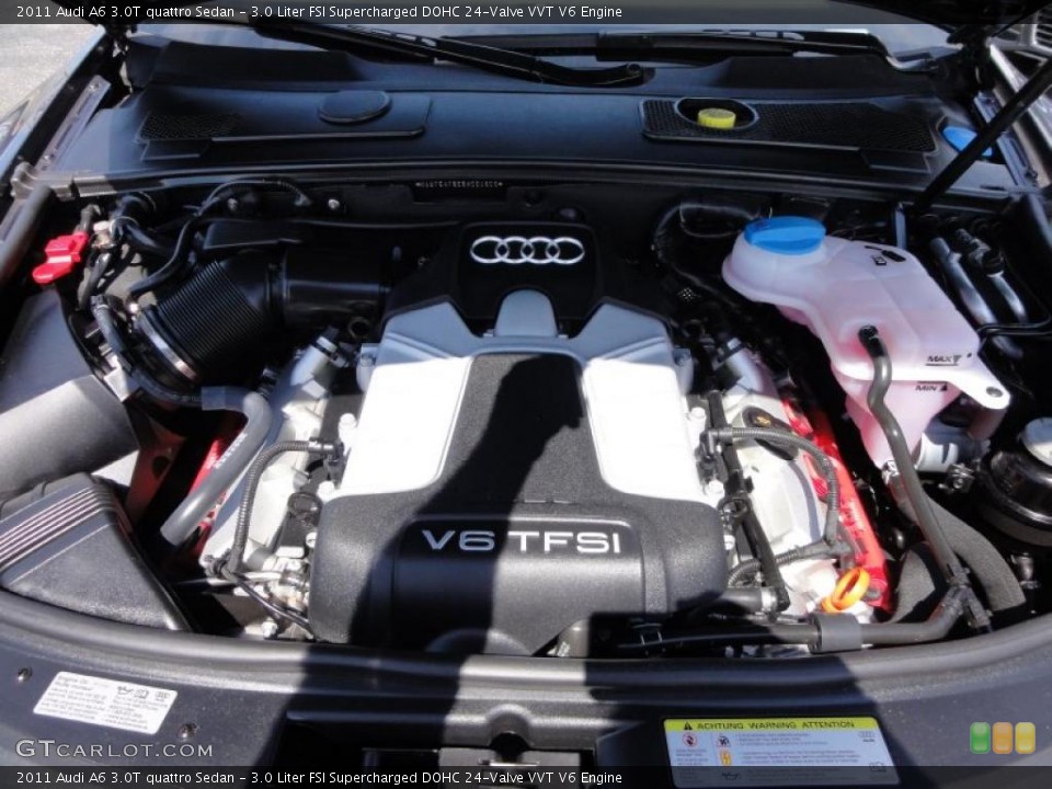 3.0 Liter FSI Supercharged DOHC 24-Valve VVT V6 Engine for the 2011 Audi A6 #48068681