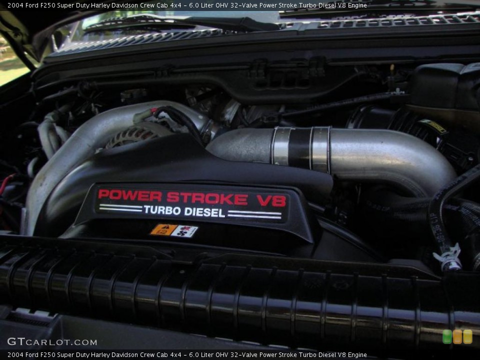 6.0 Liter OHV 32-Valve Power Stroke Turbo Diesel V8 Engine for the 2004 Ford F250 Super Duty #48070034