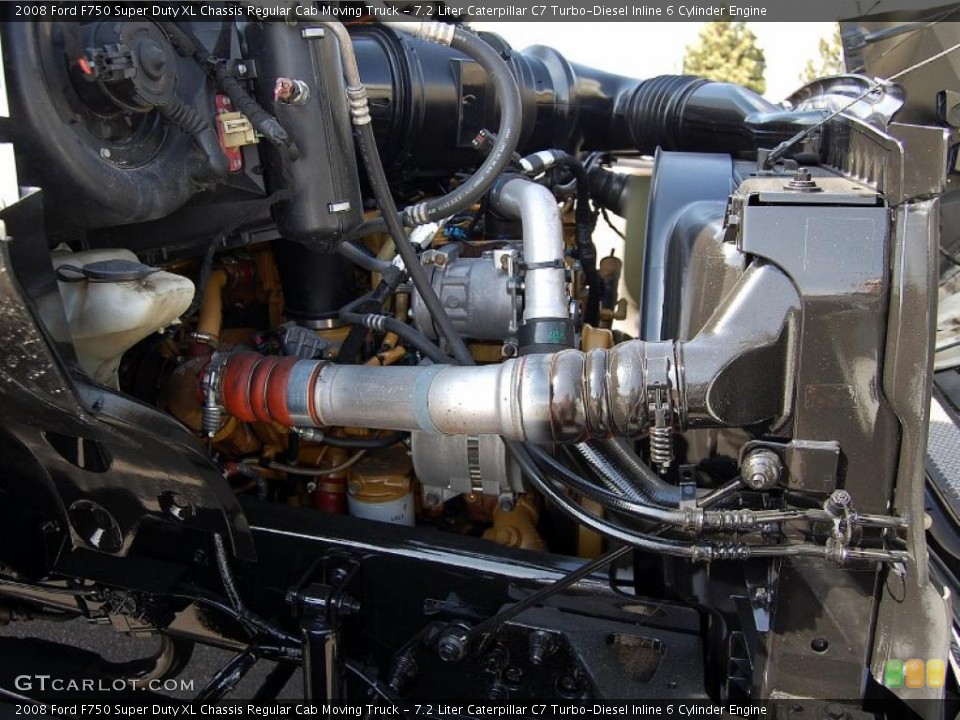 7.2 Liter Caterpillar C7 Turbo-Diesel Inline 6 Cylinder Engine for the 2008 Ford F750 Super Duty #48071108