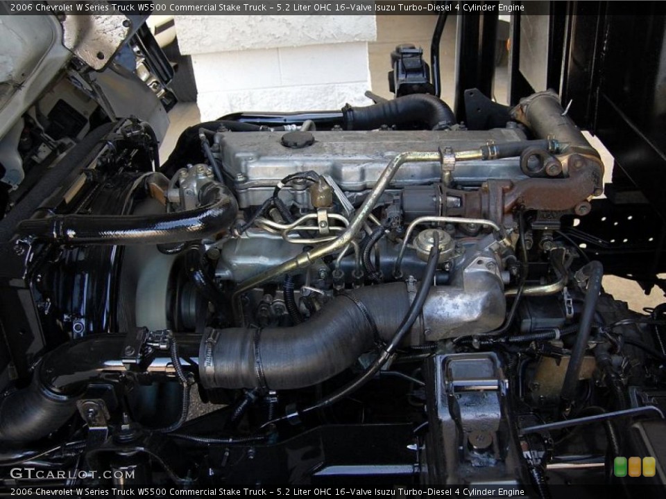5.2 Liter OHC 16-Valve Isuzu Turbo-Diesel 4 Cylinder Engine for the 2006 Chevrolet W Series Truck #48071345