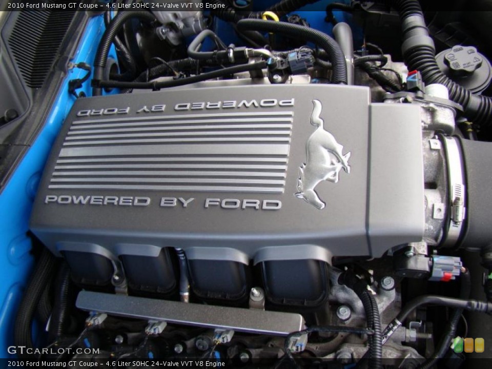 4.6 Liter SOHC 24-Valve VVT V8 Engine for the 2010 Ford Mustang #48071987