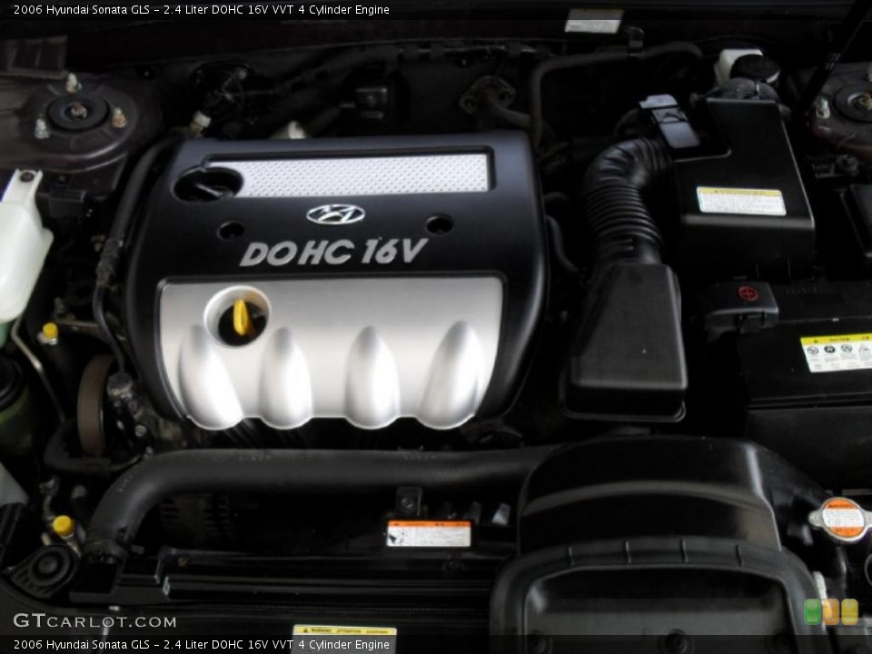 2.4 Liter DOHC 16V VVT 4 Cylinder Engine for the 2006 Hyundai Sonata #48076227