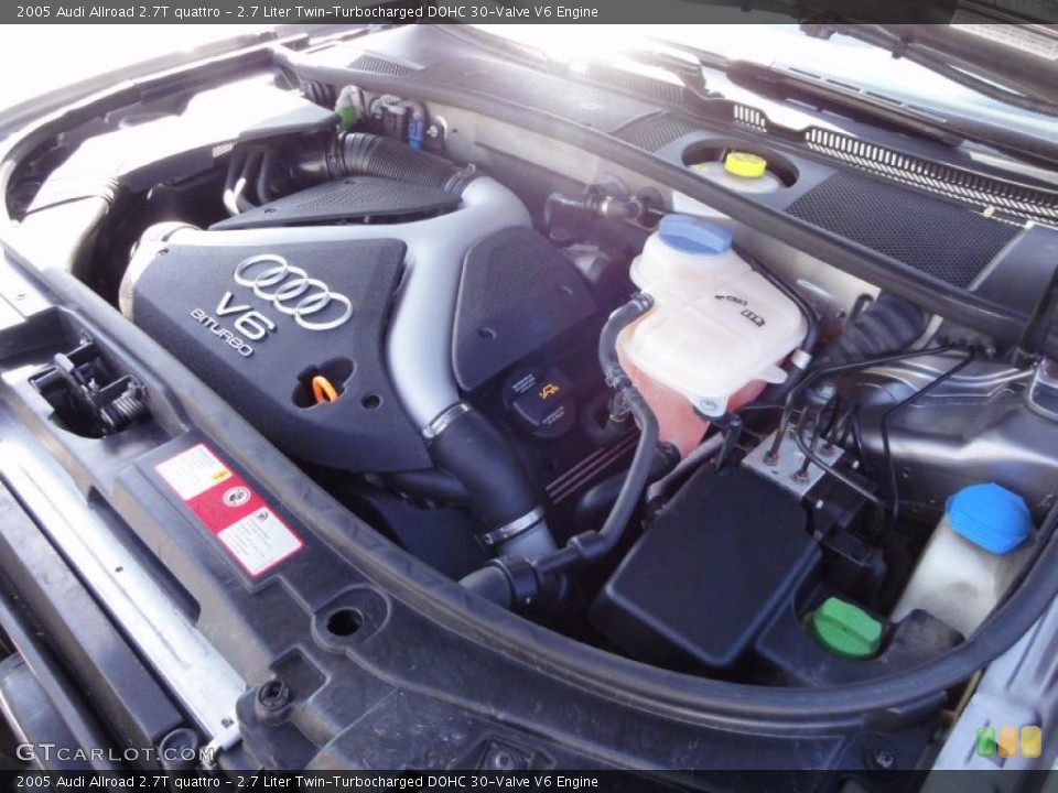 2.7 Liter Twin-Turbocharged DOHC 30-Valve V6 Engine for the 2005 Audi Allroad #48077109