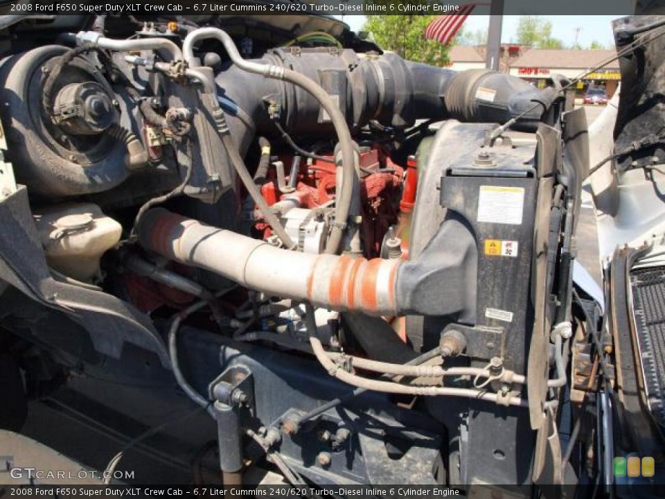 6.7 Liter Cummins 240/620 Turbo-Diesel Inline 6 Cylinder 2008 Ford F650 Super Duty Engine