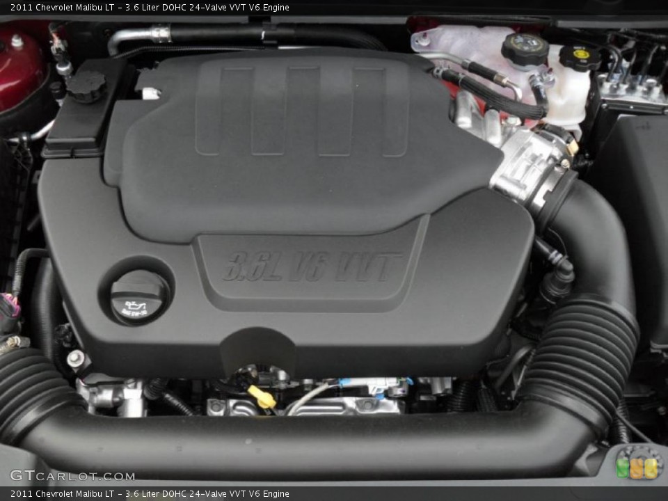 3.6 Liter DOHC 24-Valve VVT V6 Engine for the 2011 Chevrolet Malibu #48084780