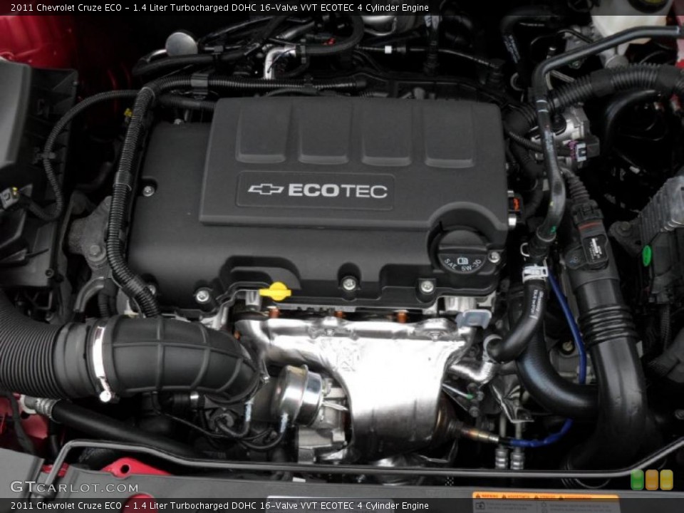 1.4 Liter Turbocharged DOHC 16-Valve VVT ECOTEC 4 Cylinder Engine for the 2011 Chevrolet Cruze #48085137