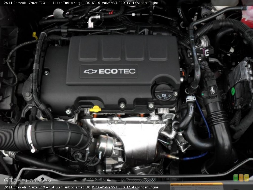 1.4 Liter Turbocharged DOHC 16-Valve VVT ECOTEC 4 Cylinder Engine for the 2011 Chevrolet Cruze #48085911