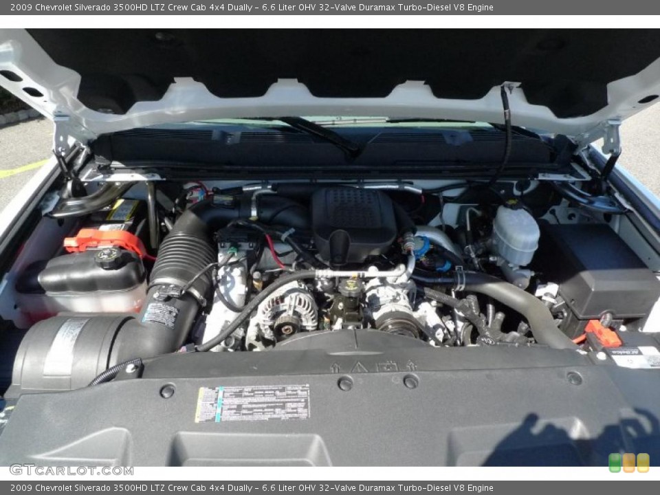6.6 Liter OHV 32-Valve Duramax Turbo-Diesel V8 Engine for the 2009 Chevrolet Silverado 3500HD #48093384