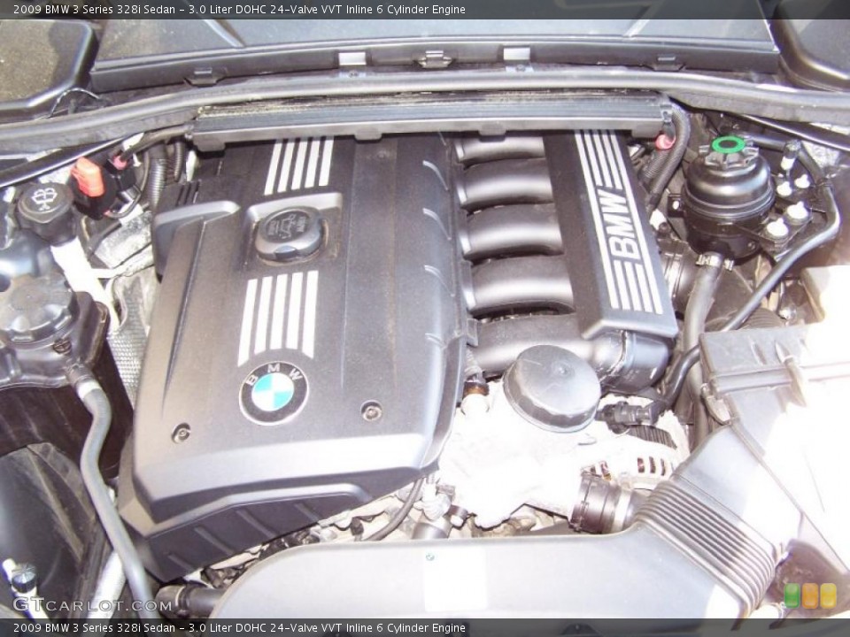 3.0 Liter DOHC 24-Valve VVT Inline 6 Cylinder Engine for the 2009 BMW 3 Series #48095094