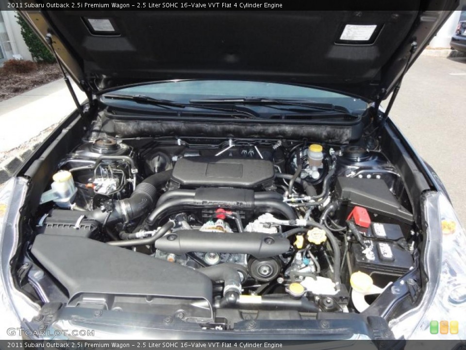 2.5 Liter SOHC 16-Valve VVT Flat 4 Cylinder Engine for the 2011 Subaru Outback #48098099
