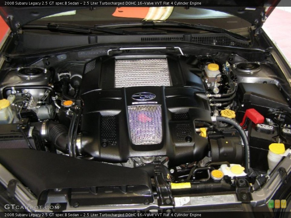 2.5 Liter Turbocharged DOHC 16-Valve VVT Flat 4 Cylinder Engine for the 2008 Subaru Legacy #48121369