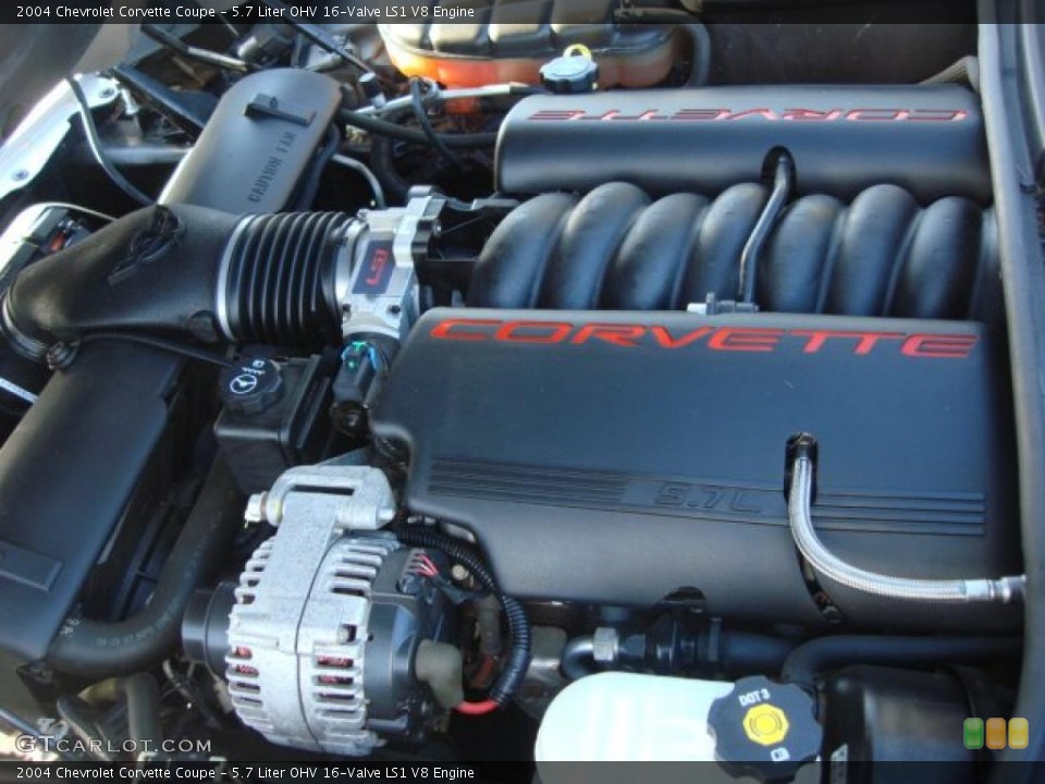 5.7 Liter OHV 16-Valve LS1 V8 Engine for the 2004 Chevrolet Corvette #48132380