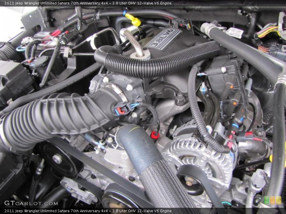 3.8 Liter OHV 12-Valve V6 Engine for the 2011 Jeep Wrangler Unlimited #48138384