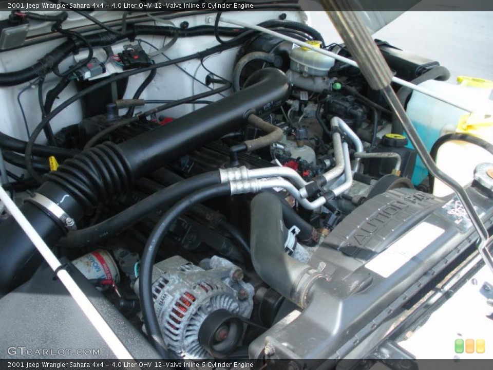 4.0 Liter OHV 12-Valve Inline 6 Cylinder Engine for the 2001 Jeep Wrangler #48140655