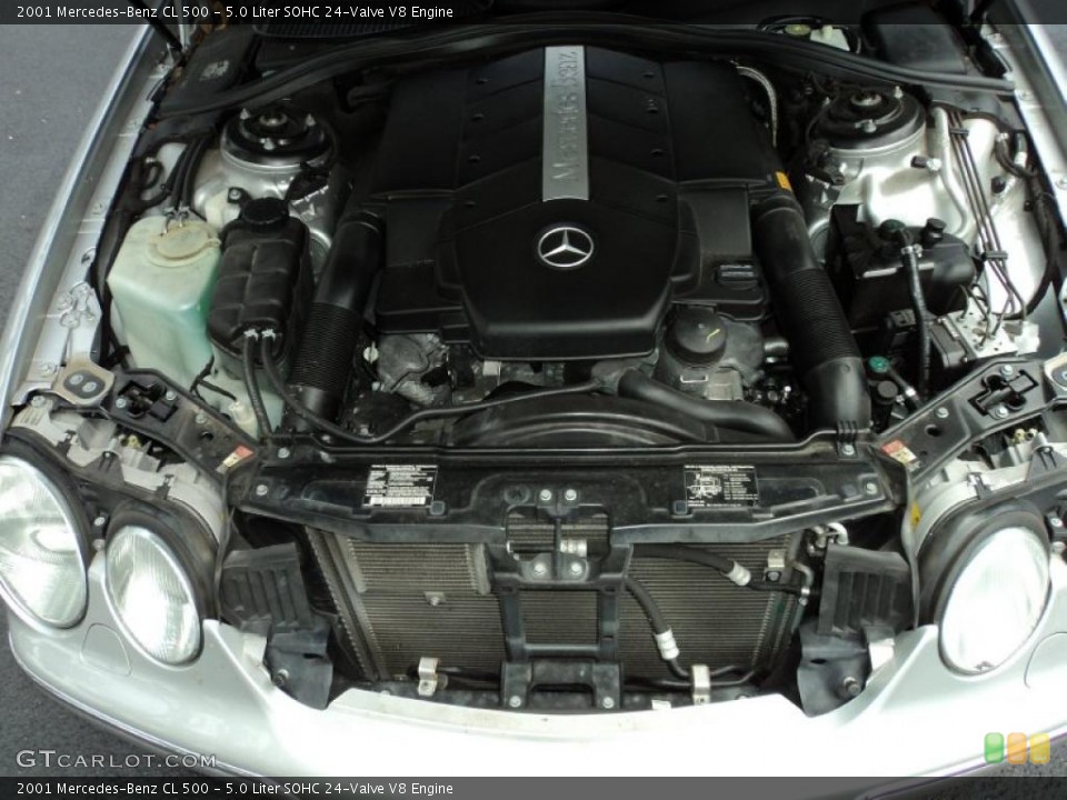 5.0 Liter SOHC 24-Valve V8 Engine for the 2001 Mercedes-Benz CL #48144420